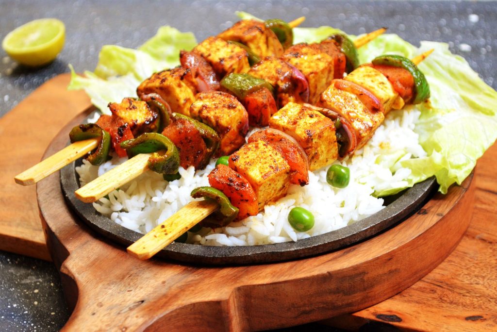 Hotel Sea N Rock Paneer Shashlik Sizzler
